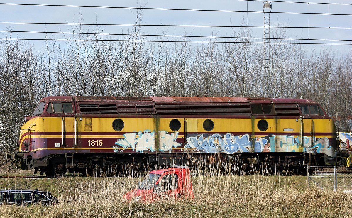 CFL 1816, Bj 1964, seit 2016 in D#nemark, war nie im Einsatz. Pattburg 28.03.2023