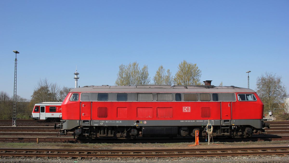 DB 218 322-6 Nieb�ll 19.04.2019