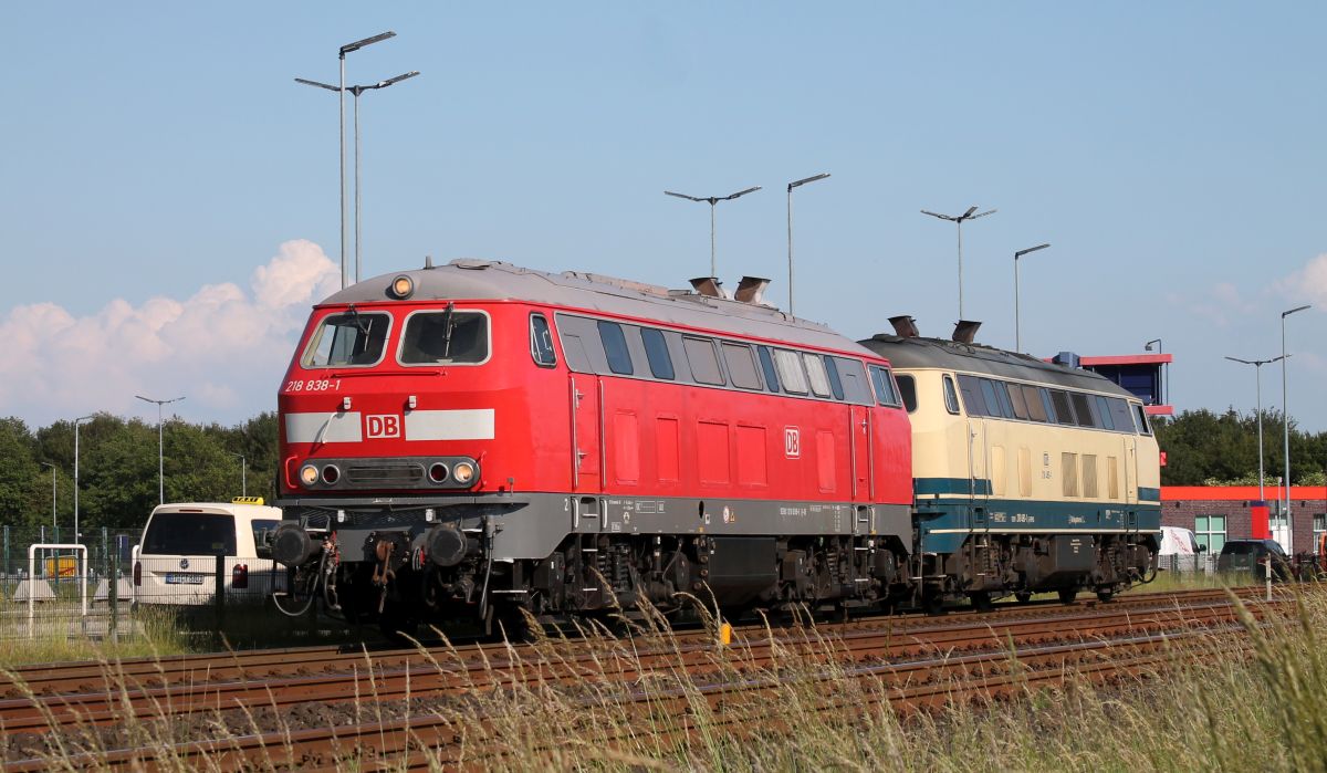 DB 218 838-1 + RP 218 490-1 Nieb�ll 17.06.2019