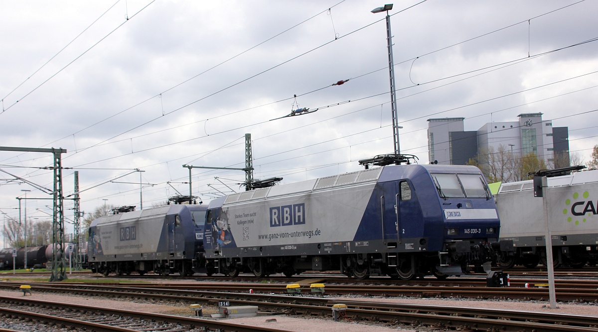 RBH 145 030-3(LD X/31.07.14, Verl/RMRL9/30.07.21) Nasses Dreieck 02.05.2021