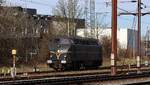 VikingRail 1831(ex CFLCD 1805) dieselt hier mit dem typisch rotzigen Zweitakter Sound im Gbf Pattburg rum. 20.03.2026