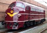 Fein rausgeputzt und sch�n poliert steht die DSB Museumslok Litra My 1101 im d�nischen Padborg und wartet auf den Sonderzug anl�sslich des 60.ten NOHAB Geburtstages.