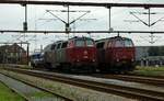 Kaum Unterschiede zu erkennen zwischen dem zweiten und dritten Baulos der Baureihe Litra MZ...Links die Tågkraft Litra MZ 1425 und rechts die NEG/Captrain Litra MZ 1439, die kam von der Arbeit