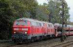 DB 218 491-9 und 369-7 Nieb�ll 23.09.2018