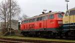 DB 218 436-4  Flodder  weiterhin abgestellt am/im Gbf Nieb�ll.