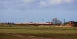 DB 218 397+341 mit dem AKE DZ 321 von Westerland nach Koblenz Einfahrt Lehnshallig.