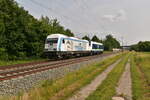 In Th�ngersheim kommen zwei ER20 LZ gen Gem�nden fahrend vors Objektiv und somit auf die Speicherkarte. 9.6.2023