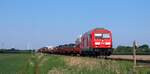 DB 245 021 mit SyltShuttle gen Niebüll.