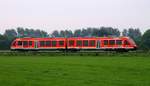 DB Regio 0648 458/958 festgehalten am Beginn der Strecke von J�bek nach Husum beim B� Sollbr�ck I.