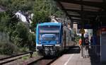 HunsrückBahn/VEN VT 351/0650 351-9 + VT352/0650 352-7 als RB37 nach Emmelshausen.