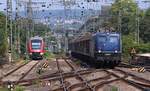 Mit lautem Tröööööt rumpelte der Henkelzug mit Zuglok 139 287-7 durch den Koblenzer Hbf. 12.08.2025 