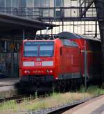 DB 146 116-9 als Schublok des RE8 nach Hannover Hbf.