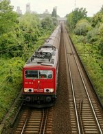 155 115-9 mit Gz aufgenommen in Ahlten.