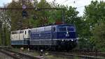 SEL 181 205-6 und 211-4 kommen hier aus der Abstellung gefahren um ihren Zug zu �bernehmen. Pattburg/DK 15.05.2026