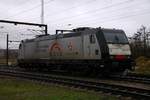 MRCE/TXL 185 407-4 abgestellt im Bahnhof Padborg.