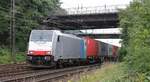 Railpool/Lineas 186 450-3 Oberhausen-Osterfeld West 9.7.2020