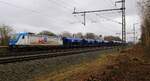 HLG 187 331-4 mit D�nger-Kalk-Zug zu Gast in J�bek bei Schleswig.