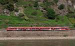 DB Regio Werdenfelsbahn 442 218/518  Bad Bayersoien  unterwegs Richtung Bingen.