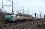 FRET/CFL E 437038 mit Zement Zug nach Deuna.