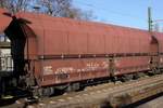 Vierachsiger Selbstentladewagen Gattung Falns274 registriert unter 87 84 6634 147-5 NL-ORME, HH-Harburg 03.04.21