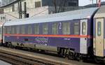 �BB Nightjet Seat Car/Sitzwagen Bbmvz 61 81 28-91 104-6 A-�BB eingereiht in den EN 490 aus Wien Hbf.
