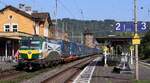 Gysev 0471 004-6 REV/SP/22.12.22 mit LKW Walter KLV gen Bingen unterwegd.